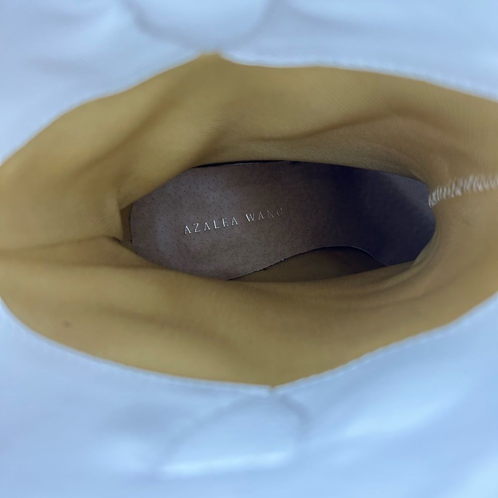 Azalea Wang Sea Fold over boot in white - Picture 5 of 7